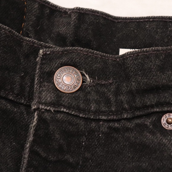 Vintage 80's Orange Tab Levi's High Waisted Denim Shorts - Picture 7 of 12